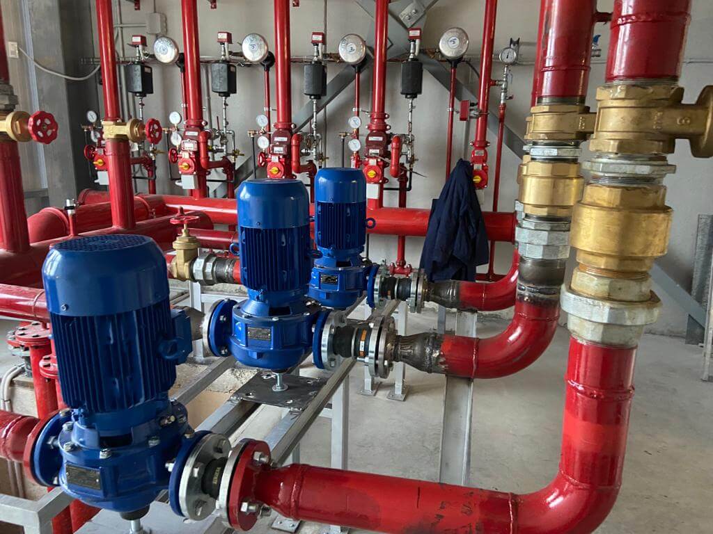 Sala de bombas instalación térmica